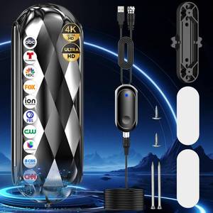 lot 6171 image: 2900 Miles Long Range TV Antenna,Digital Antenna Smart Tv Indoor Outdoor with Strongest Amplifier Signal Booster, HDTV Antennas for Local Channel No Cable - Retail $67