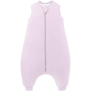 lot 6175 image: Supersoft Toddler Sleep Sack with Feet 1.0 Tog, Premium Bamboo Viscose Sleep Sacks with Legs 2-Way Zipper Sleep Bag Walker 6-15 Month, Lilac - Retail $39