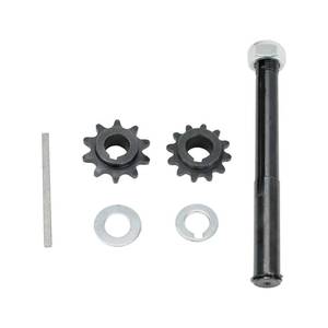 lot 6205 image: Go Kart Torque Converter Jackshaft, Key, Nut, etc.TAV 2 Type, #4041 and #35 Gears for Mini-Bike - Retail $19