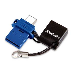lot 6218 image: Verbatim 32GB Store �n� Go Dual OTG USB 3.2 Gen 1 Flash Drive for USB-C Devices � 2 in 1 Type C Thumb Drive - Retail $9