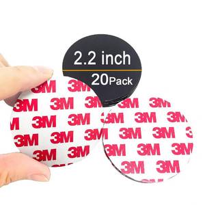 lot 10091 image: 55MM Big Round Magnets with Adhesive Backing,Precut Strong Sticky Magnetic Dots Tapes for DIY Crafts Projects Whiteboard, Fridge, Organization(Diameter 2.2 x 0.08in Thick-20PCS) - Retail $15