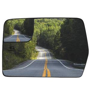 lot 13962 image: LOIYLLEN Driver Side Mirror Replacement for 2011 2012 2013 2014 Ford F150 Mirrors Glass - Left Side Rear View Mirrors with Power Heated - Retail $19