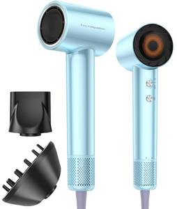 lot 13983 image: Hair Dryer, 130000 RPM High Speed Blow Dryer for Fast Drying, 300 Million Negative Ions, Heat-Control and Lightweight, Blue