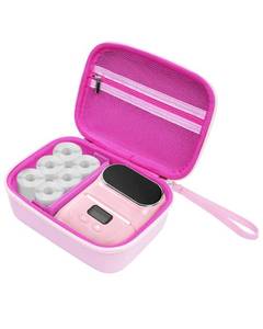 lot 16325 image: UCEC Label Maker Case Compatible with Phomemo M110 M220 T02 M02, for Niimbot Label Maker, for SUPVAN T50M Pro, for Memoking T02 � Hard EVA Storage Organizer for Niimbot B1 B21(Pink, 7.1x5.1x3.2) - Retail $14