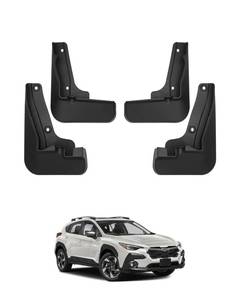 lot 1800 image: Autorder Mud Flaps Fit for 2024-2025 2026 Subaru Crosstrek Accessories Splash Guards Mudflap Fender Flares Front and Rear Mud Guard Set 4PCS - Retail $35
