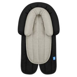 lot 2225 image: COOLBEBE Upgraded 2-in-1 Babybody Supports for Newborn Infant - Extra Soft Breathable Car Seat Insert Cushion Pad, Perfect for Carseat, Stroller, Swing, Bouncer, Black - Retail $17