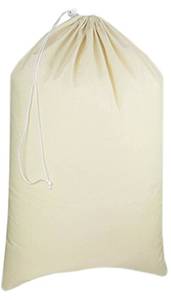lot 2244 image: Urban Villa Laundry Bags CanvasDirty Clothes Travel Laundry BagMachine WashableReusable College Hostel Hamper Liner Bag - 1 PackSize 28 x 36 Inches - Retail $10