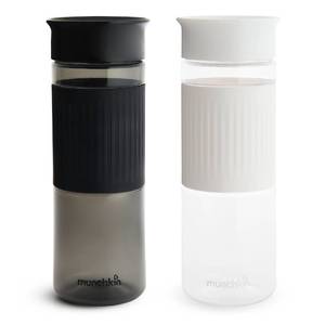 lot 2264 image: Munchkin� Miracle� 360 Cup Parent Pack, 24 Ounce Spill Proof Sippy Cups, Black and White, 2 Pack � Great for Toddlers, Big Kids or Adults - Retail $19