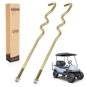 lot 2336 image: 10L0L Golf Cart Battery Hold Down Rods Kit for Club Car Precedent 2008.5 and Up OEM#103374801 103357701 - Retail $16