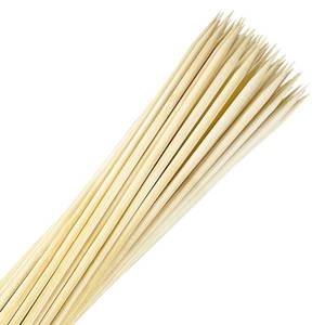 lot 18099 image: Bamboo Smores Sticks (50 Pcs), 17.5 Marshmallow Roasting Sticks for Fire Pit, 5mm Heavy Duty Wooden Skewers for Smore Hot Dog Barbecue Thick Sticks for Campfire Grilling Camping Bonfire - Retail $7