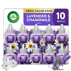 lot 19284 image: Air Wick Scented Oils 010 Lavender and Chamomile 10 Count - Retail $22