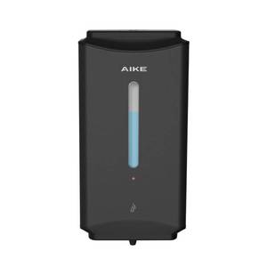 lot 19299 image: AIKE Automatic Soap Dispenser Commercial Wall Mounted Liquid Dispenser Matte Black Finish 1100ml Large Capacity - Retail $53