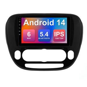 lot 19303 image: 264G 9-inch Android 14 Car Stereo for Kia Soul 2014-2019 IPS Touchscreen Screen Car Radio with WiFi 6 Carplay and Android Auto Support Backup Camera GPS FM Navi Bluetooth 5.4 SWC - Retail $105