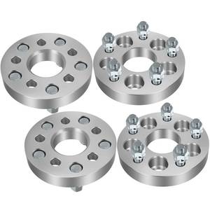 lot 19374 image: OCPTY 5x100 to 5x112 Wheel Adapters 1 inch for Corolla Accessories 5LUG Real Forged Spacers with 12x1.5 ThreadSize 57.1mm Hub Bore fits 1985-1989 for Century 4PCS - Retail $58