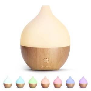 lot 19400 image: SALKING Essential Oil Diffuser, 100ml Small Aromatherapy Diffuser with Auto Shut-Off Function, Ultrasonic Diffusers for Essential Oils, Cool Mist Humidifier with Warm White Lights, for Office Home - Retail $16