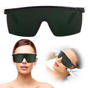 lot 20434 image: FreeMascot New Red Light Therapy Glasses, 190nm-2000nm IPL Safety Glasses for Red Light Therapy and Laser Hair Removal Treatment Operator Eye Protection - Retail $9