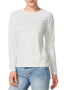 lot 20446 image: baleaf Womens UPF 50 Sun Shirts Long Sleeve UV Protection Rash Guard Lightweight Quick Dry SPF Hiking Tops Outdoor Clothing White Size M - Retail $154