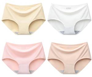lot 20447 image: Adorel Teen Girls Seamless Underwear No Show Panties Tagless Brief Plain Pack of 5 Basic Color 10-11 Years (Manufacturer Size M) - Retail $15