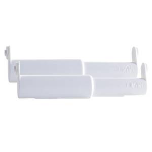 lot 20485 image: Teravan Standard Toilet Paper Holder Extender for Extra-Large Rolls � Perfect for Double, Triple Rolls in Regular or Ceramic Bathroom Wall Holders, White, Set of 2 - Retail $17
