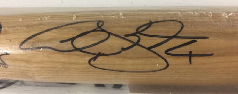 lot 1011 image: Signed Alex Gordon Full Sized Baseball Bat With 2015 World Series Champions Kansas City Royals Engraving & James Spence (JSA) Authentication