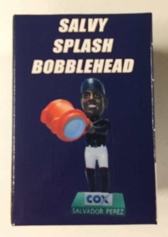 lot 1051 image: New In Box Salvador Perez NW Arkansas Naturals Stadium Giveaway Bobble Head