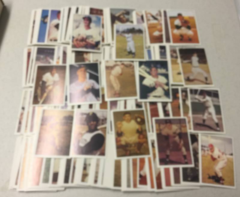 lot 1046 image: Several Hundred 1979 TCMA Baseball Trading Cards Including Mickey Mantle, Clemente, Mays, DiMaggio, Maris, Ted Williams, and many more