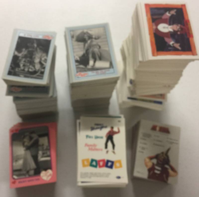 lot 1216 image: Huge Lot of Hundreds TV Shows Trading Cards - Possible Sets- Lots of Duplicates - I Love Lucy, Andy Griffith, Fival Goes West