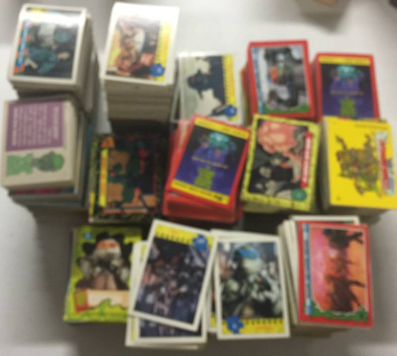 lot 1215 image: Huge Lot of Thousands Teenage Mutant Ninja Turtles Stickers & Trading Cards - Possible Sets- Lots of Duplicates