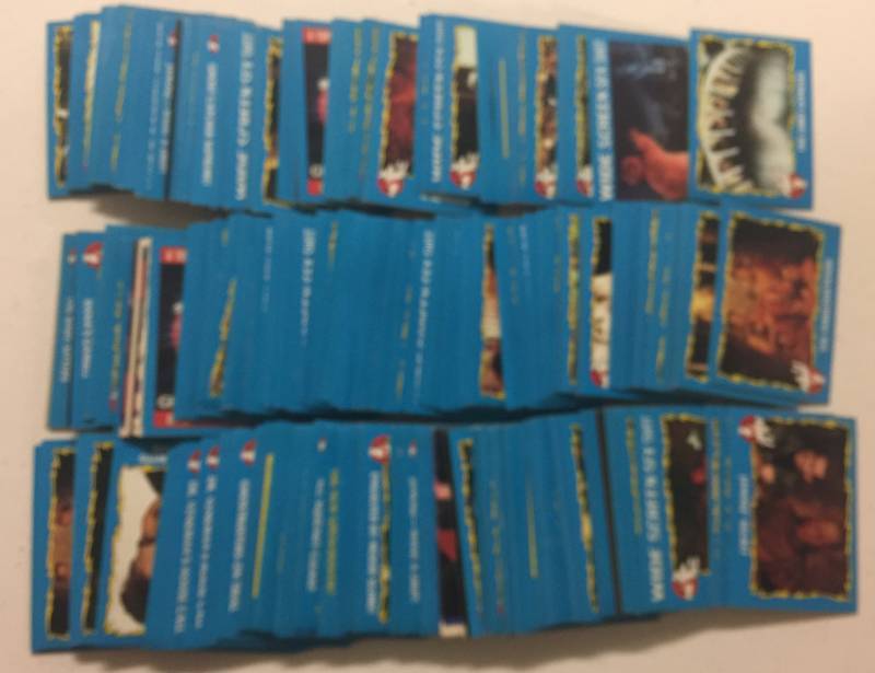 lot 1203 image: Huge Lot of Topps Ghostbusters II Trading Cards - Possible Complete Set - Lot of Duplicates