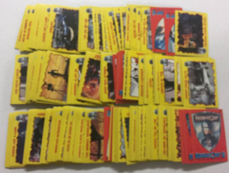 lot 1202 image: Huge Lot of Topps Robocop 2 Trading Cards