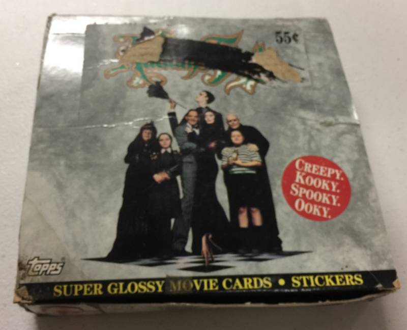lot 1199 image: Topps Adams Family Box Full of Sealed Wax Packs