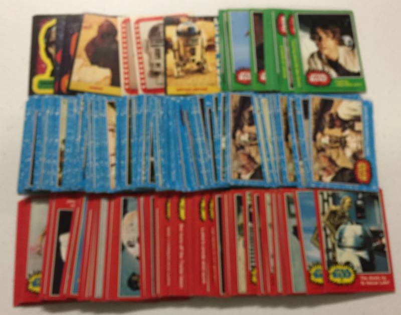 lot 1198 image: Lot of Several Hundred Original Stars Wars Trading Cards From 1970s & Early 1980s All 3 Series