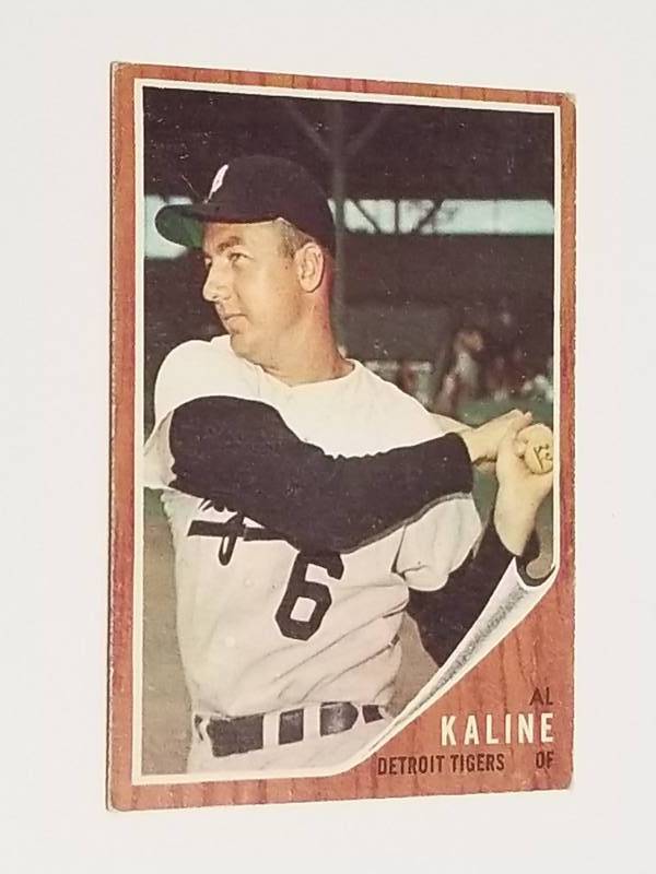 lot 1307 image: 1962 Topps Al Kaline #150 Legendary Detroit Tigers HOFer