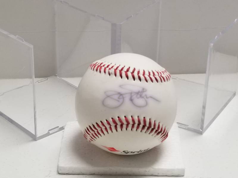 lot 1329 image: Jim Palmer Autographed Sprint Logo Baseball Orioles w COA