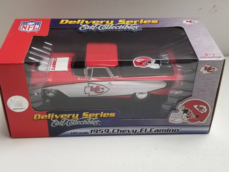 lot 1334 image: Kansas City Chiefs 1959 Chevy El Camino Ertl Collectibles 125 Die Cast Limited Series New