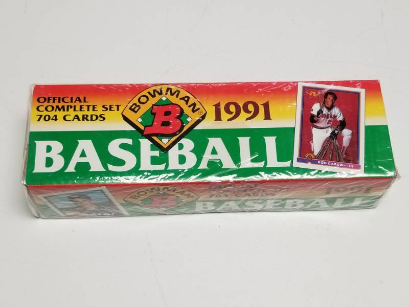 lot 1375 image: 1991 Bowman Complete 704 Card Factory Sealed Baseball Card Set New Unopened