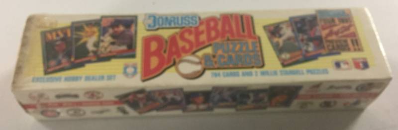 lot 1102 image: Complete Factory Sealed 1991 Donruss Set 790 Baseball Cards Hobby Exclusive  WBonus Leaf Preview Cards