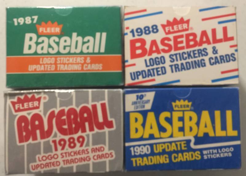 lot 1108 image: 1987-1990 Fleer Update Run of Complete Sets Including Rookies of  Hall of Famers Greg Maddux, John Smoltz, Craig, Biggio & Frank Thomas FOUR Sets
