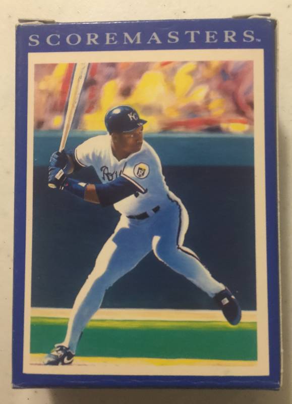 lot 1122 image: 1990 ScoreMasters Complete Baseball Card Set with all 42 Cards Loaded With Stars Bo Jackson, Ken Griffey Jr, George Brett, Cal Ripken & More