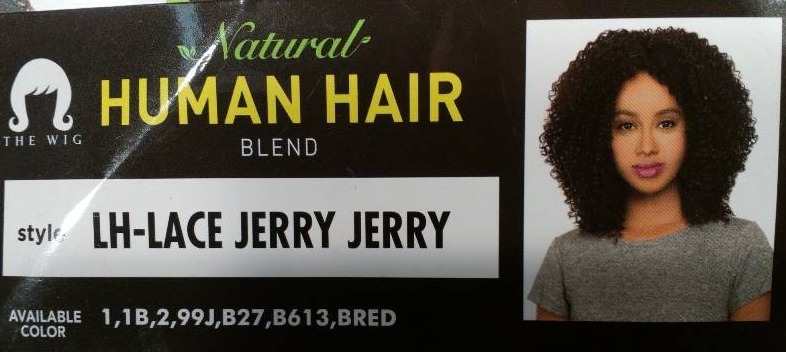 lot 26 image: The Wig Lace front Wig LH-Lace 1B Jerry Jerry
