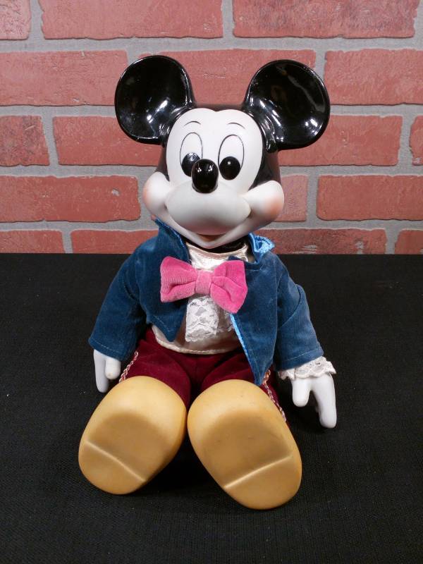 mickey mouse porcelain doll