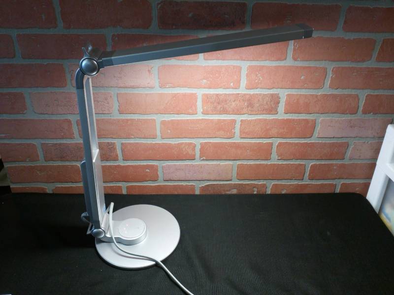 lot 81 image: Prism Energy Star LED Desk Lamp With Anti-Glaring Filter 3-Step Touch Dimming