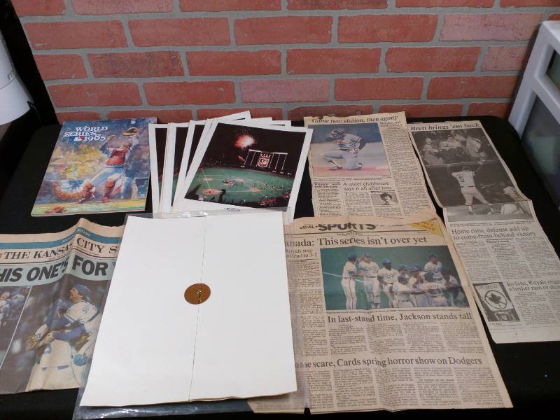 lot 88 image: 1985 Royals World Series Memorabilia