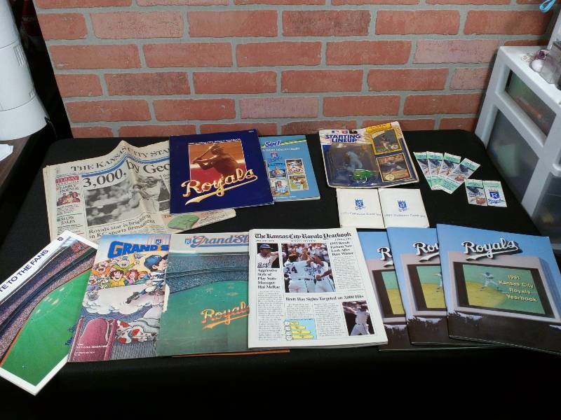 lot 89 image: 1990s Royals Baseball Memorabilia