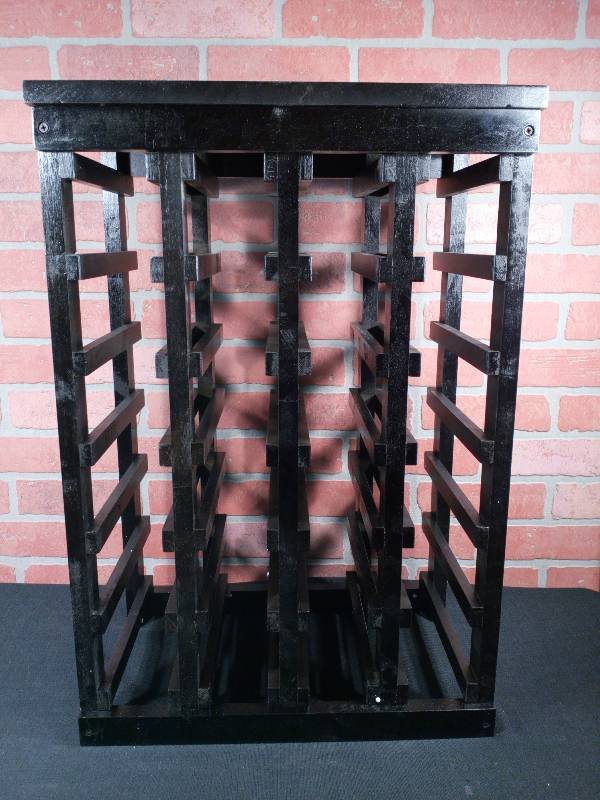 lot 101 image: Wood Rack For 24 Wine Bottles