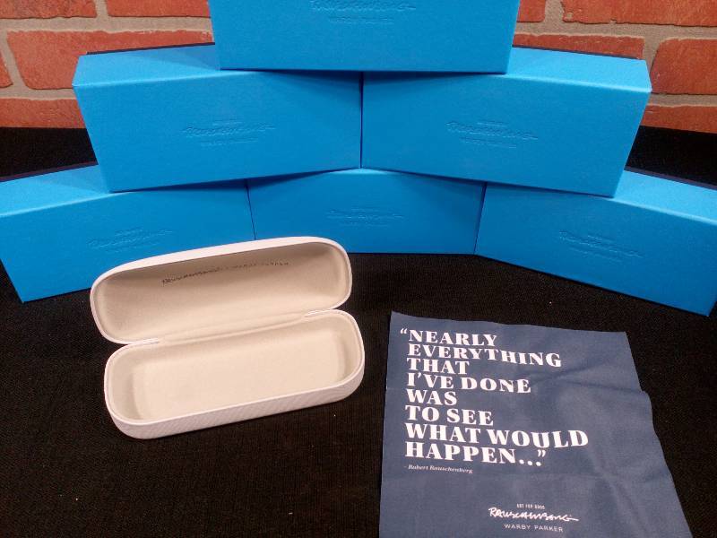 lot 111 image: Warby Parker Eye Glass Cases