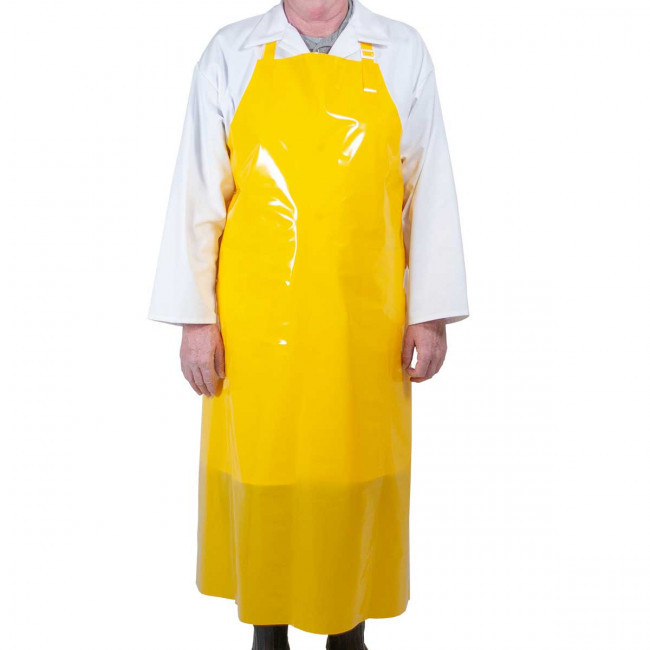lot 199 image: Indigo Bay Yellow Adjustable VinylPlastic Aprons