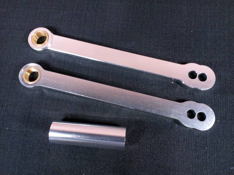 lot 226 image: Silver Lowering Links 2003 - 2006 Honda CBR