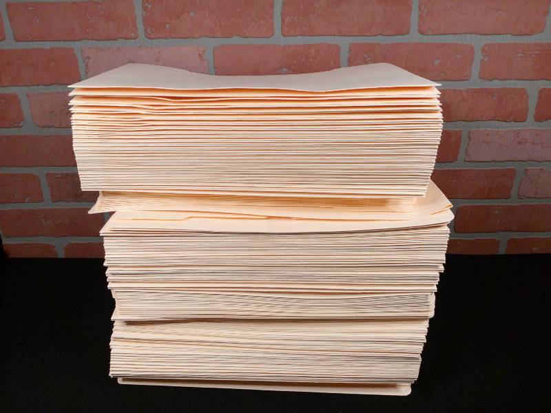 lot 236 image: Reinforced File Jackets Straight Cut