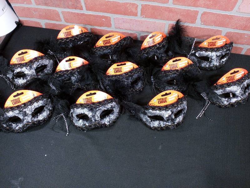 lot 240 image: Totally Ghoul Fashion Masks